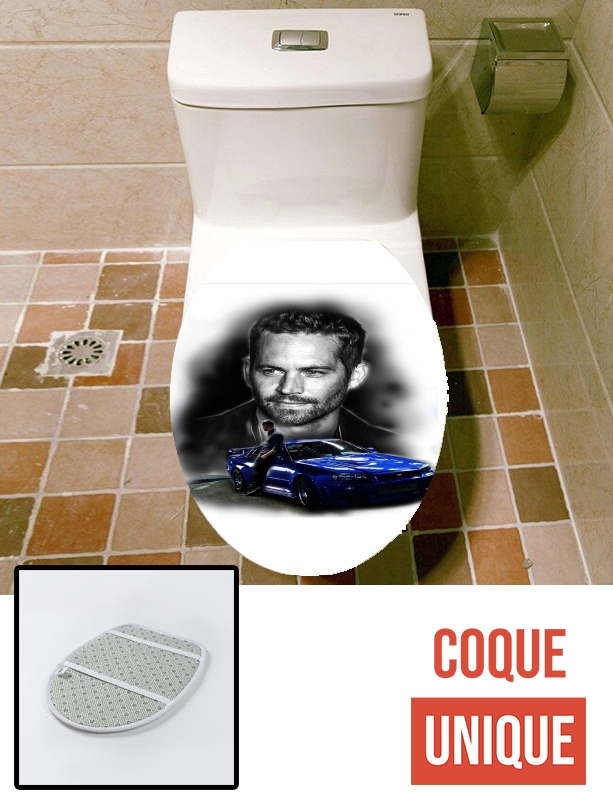 Housse de toilette - Décoration abattant wc Paul Walker Tribute See You Again