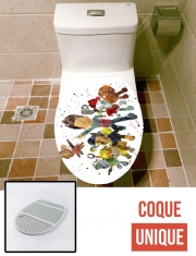Housse de toilette - Décoration abattant wc Paw Patrol Watercolor Art