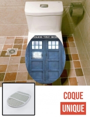 Housse de toilette - Décoration abattant wc Police Box