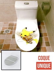 Housse de toilette - Décoration abattant wc Pika Titan