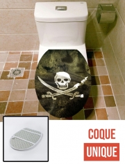 Housse de toilette - Décoration abattant wc Pirate - Tete De Mort