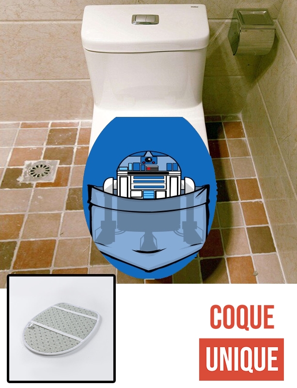 Housse de toilette - Décoration abattant wc Pocket Collection: R2 