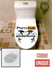 Housse de toilette - Décoration abattant wc PornHub Waifu