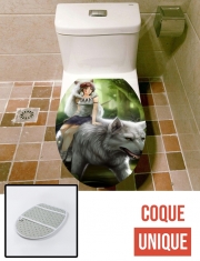 Housse de toilette - Décoration abattant wc Princesse Mononoké