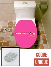 Housse de toilette - Décoration abattant wc Princesses