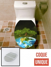 Housse de toilette - Décoration abattant wc Protégeons la nature - ecologie