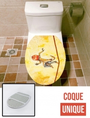Housse de toilette - Décoration abattant wc Pumpkin Tightrope Walker