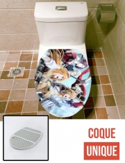 Housse de toilette - Décoration abattant wc Quan zhi gao shou