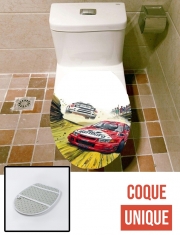 Housse de toilette - Décoration abattant wc Rallye