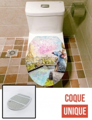 Housse de toilette - Décoration abattant wc Ratatouille A Rat in Paris