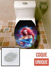 Housse de toilette - Décoration abattant wc Red Fantasy