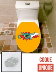 Housse de toilette - Décoration abattant wc Reki kyan Skateboard Lockscreen