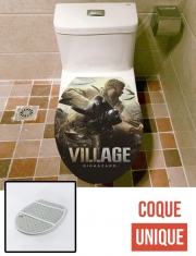Housse de toilette - Décoration abattant wc Resident Evil Village Horror