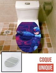 Housse de toilette - Décoration abattant wc Retro Legendary Mega Man