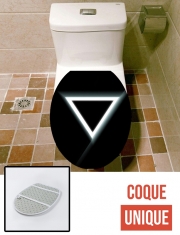 Housse de toilette - Décoration abattant wc Reverse Triangle