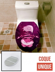 Housse de toilette - Décoration abattant wc Ribbon Cat