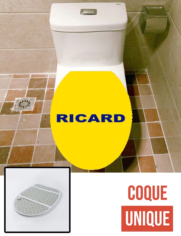 Housse de toilette - Décoration abattant wc Ricard