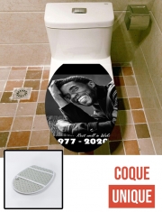 Housse de toilette - Décoration abattant wc RIP Chadwick Boseman 1977 2020