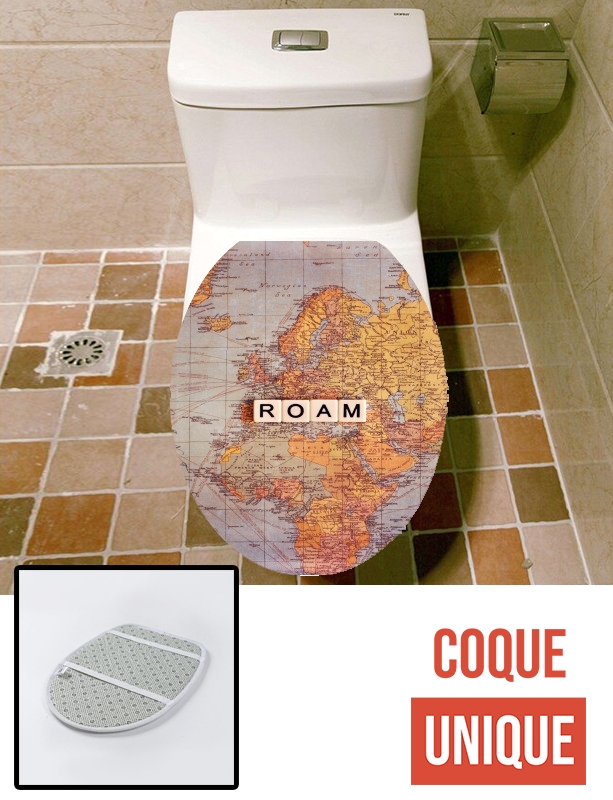 Housse de toilette - Décoration abattant wc roam