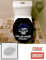 Housse de toilette - Décoration abattant wc Rockabilly Rebel