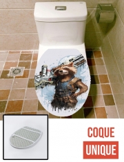 Housse de toilette - Décoration abattant wc Rocket Raccoon
