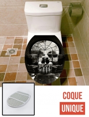 Housse de toilette - Décoration abattant wc Room Skull