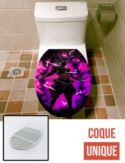 Housse de toilette - Décoration abattant wc Rose Soul