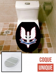 Housse de toilette - Décoration abattant wc RPIMA parachutistes infanterie de marine