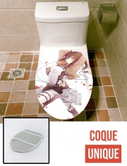 Housse de toilette - Décoration abattant wc Sacha Braus titan