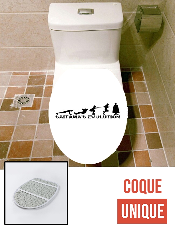 Housse de toilette - Décoration abattant wc Saitama Evolution