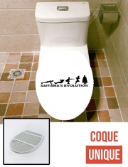 Housse de toilette - Décoration abattant wc Saitama Evolution
