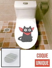 Housse de toilette - Décoration abattant wc Sakamoto Funny cat