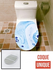 Housse de toilette - Décoration abattant wc Sapphire Saga III