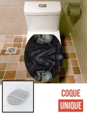 Housse de toilette - Décoration abattant wc Scorn Alien game