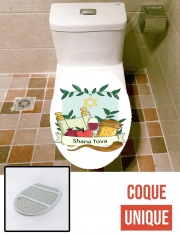 Housse de toilette - Décoration abattant wc Shana tova greeting card