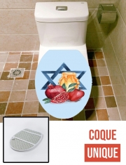 Housse de toilette - Décoration abattant wc Shana tova Honey Fruits Card