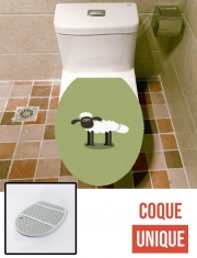 Housse de toilette - Décoration abattant wc Mouton