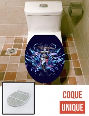 Housse de toilette - Décoration abattant wc Shiva IceMaker