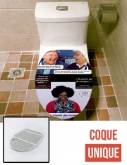 Housse de toilette - Décoration abattant wc Sibeth Citation Virus