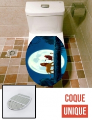 Housse de toilette - Décoration abattant wc Simba Pumba Timone
