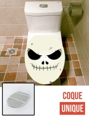 Housse de toilette - Décoration abattant wc Squelette Face