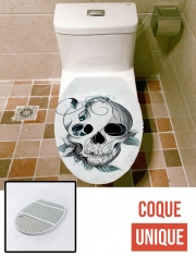 Housse de toilette - Décoration abattant wc Skull Boho 