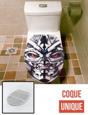 Housse de toilette - Décoration abattant wc Skull Mech Droid