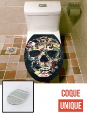 Housse de toilette - Décoration abattant wc Skull Vintage