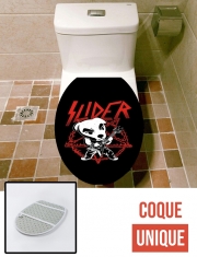 Housse de toilette - Décoration abattant wc Slider King Metal Animal Cross