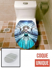 Housse de toilette - Décoration abattant wc La reine des neiges