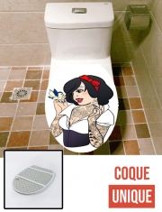 Housse de toilette - Décoration abattant wc Snow White Tattoo Bird