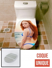 Housse de toilette - Décoration abattant wc Sophie 