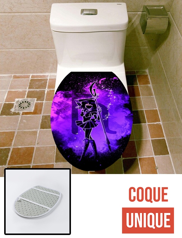 Housse de toilette - Décoration abattant wc Soul of Saturn
