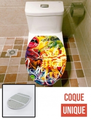 Housse de toilette - Décoration abattant wc Soulman